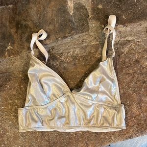 Club Exx Dolls Kill silver top